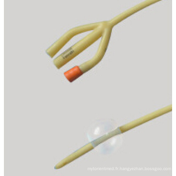 Matériel médical jetable Foley Catheter (3 voies)